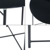 Beistelltisch Ödeshög mit Glasplatte 45xØ42cm Schwarz [en. casa] Bild 4