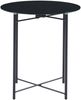 Beistelltisch Ödeshög mit Glasplatte 45xØ42cm Schwarz [en. casa] Bild 3