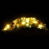 vidaXL Weihnachts-Türbogen mit LED-Lichtern Grün 90 cm PVC 320979 Bild 4
