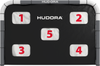 Hudora 'RoCo 180' Fußballtor mit Torwand, Stahl schwarz, 180x120 cm Bild 4