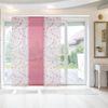 Bestlivings Flächenvorhang Elena 3er Pack "mit Druck / Motiv" 60 x 260 cm (B x H) in Himbeere Paradise, Schiebevorhang mit Print Bild 1
