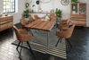 Esstisch Baumkante massiv Akazie nussbaum 280 x 100 silber LIAM 68921759 Bild 3