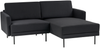Linksseitiges Ecksofa BREDA Schwarz Linksseitig Bild 4