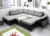 Bega Ecksofa links JAKARTA mit Schlaffunktion schwarz silver Bild 2