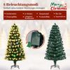 150 cm Künstlicher Weihnachtsbaum mit Beleuchtung & Sternspitze Mini Tannenbaum Christbaum Bild 4