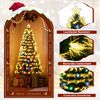 150 cm Künstlicher Weihnachtsbaum mit Beleuchtung & Sternspitze Mini Tannenbaum Christbaum Bild 5