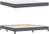 vidaXL Boxspringbett mit Matratze Dunkelgrau 200 x 220 cm Stoff 3398810 Bild 4