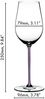 RIEDEL 4900/15V FATTO A MANO Riesling / Zinfandel Weinglas Weinglas - Stiel VIOLETT Bild 2
