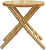 vidaXL Gartentisch Klappbar Ø45x45 cm Bambus 365880 Bild 5