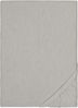 biberna Melange-Flanell Spannbetttuch 0841380 MELANGE UNI, sturmgrau, 1x 140x200 cm - 160x200 cm Bild 5