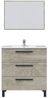 Badezimmer-Set >ATHENA< in Alaska-Eiche - 80x86x45 (BxHxT) Bild 3