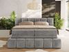 MKS MÖBEL Boxspringbett NIRA KING (Doppelbett-Set mit Topper & Bettkasten, 7-Zonen-Taschenfederkern, Härte H3/H4 wählbar, Topper 5 cm), breites, weiches Kopfteil, Komfortliegehöhe, robuste Ausführung Bild 4