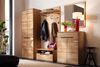 Garderobenschrank >ARAYA< 2 Türen, Eiche teilmassiv - 69x195x40,5 (BxHxT) Bild 3