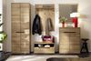 Garderobenschrank >ARAYA< 2 Türen, Eiche teilmassiv - 69x195x40,5 (BxHxT) Bild 5