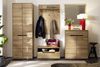 Garderobenschrank >ARAYA< 2 Türen, Eiche teilmassiv - 69x195x40,5 (BxHxT) Bild 5
