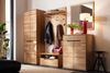 Garderobenschrank >ARAYA< 2 Türen, Eiche teilmassiv - 69x195x40,5 (BxHxT) Bild 3