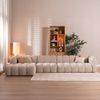 Bronx71 Ecksofa Luca XL Chenille Beige links Bild 2