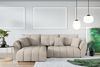AX LIVING L Form hellbraune Ecksofa Verciani Schlaffunktion Bettkasten Bild 3
