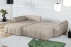 AX LIVING L Form hellbraune Ecksofa Verciani Schlaffunktion Bettkasten Bild 4