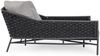 Gartendaybed Lyverdi aus Aluminium, modern gepolstert, anthrazit, Outdoor geeignet Bild 2