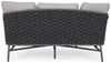 Gartendaybed Lyverdi aus Aluminium, modern gepolstert, anthrazit, Outdoor geeignet Bild 3