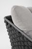 Gartendaybed Lyverdi aus Aluminium, modern gepolstert, anthrazit, Outdoor geeignet Bild 5