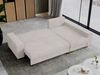 Mks Möbel 'Dorian L-Form' Ecksofa mit Bettkasten, 242 x 138 x 85 cm, Weiß, Cord Bild 4