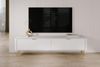Bettso 'LANTE' RTV-Schrank mit Zwei Tür, Holzwerkstoff Weiß, 51x38x200cm Bild 5