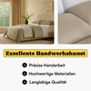 Seralino Bettwäsche Mako Satin Bettwäsche (100% Bio Baumwolle) mit Kissenbezug, 3 teilig, Fairtrade/ GOTS zertifiziert, uni Bettwäsche Set mit Reißverschluss Bild 2