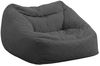 Home Deluxe 'Cozy' Sitzsack, Samt Cord anthrazit, 80 x 87 x 108 cm Bild 4