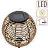 Spetebo LED Gartenleuchte Solarlampe mit Glühbirne, warm weiß, LED fest integriert, warm weiß, mit IP44 Spritzwasserschutz Bild 3