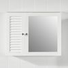 SoBuy BZR55-W Hängeschrank, MDF, Lackiert, Weiß, 65 x 49 x 14 cm Bild 4
