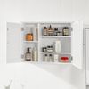 SoBuy BZR55-W Hängeschrank, MDF, Lackiert, Weiß, 65 x 49 x 14 cm Bild 5