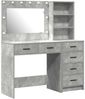 vidaXL Schminktisch mit Regal Grau 78,5 x 41 x 135 cm Holzwerkstoff 3334194 Bild 2