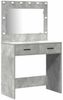 vidaXL Schminktisch mit Regal Grau 78,5 x 41 x 135 cm Holzwerkstoff 3334194 Bild 5