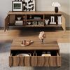 STILVORA Wohnzimmer-Set mit Stauraum,Couchtisch und TV-Ständer-Kombination mit Wellenmuster, (2-St) Bild 2