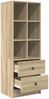 vidaXL Highboard mit Schubladen Sonoma-Eiche 45,5 x 34 x 127 cm 869364 Bild 5