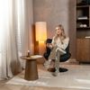 Bronx71 Sessel Moira drehbar melierter Stoff off-white/ schwarz Bild 3