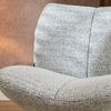 Bronx71 Sessel Moira drehbar melierter Stoff off-white/ schwarz Bild 5