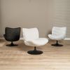 Bronx71 Sessel Moira drehbar melierter Stoff off-white/ schwarz Bild 2