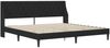 vidaXL Bettgestell mit Matratze mit Kopfteil Schwarz 180 x 200 cm Samt 3415243 Bild 4