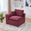 LVHOM Modulares Eckteil 1 St, Eckmodul mit Kissen, 1-Sitzer-Sofa aus Cordstoff, Frei kombinierbar, 101x102x84 cm Bild 2
