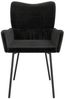 Esszimmerstühle 2 Stk. Schwarz Samt [344804] Bild 5