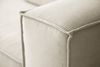 KAWOLA Sofa CARMO 3-Sitzer Feincord weiß 68 x 118 x 306 cm Bild 5