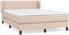 vidaXL Boxspringbett Matratze Cappuccino-Braun 140x190cm Kunstleder 3127192 Bild 2