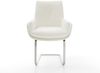 Freischwinger Clea-Flex Bouclé Soft Beige Freischwinger flach Edelstahl Bild 2