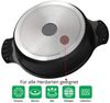 Aluguss Tajine Tagine Ø32cm Induktion Silikongriffe Gartopf Dampfgarer Bräter Schwarz Bild 3