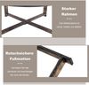 Beistelltisch Ø 68 cm, 39 cm hoch – rund, schwarz, mit Kreuzfuß aus Metall und robuster MDF-Tischplatte Bild 5