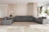 Sessel Designersessel CELES PREMIUM in Stoff Artico Grau Bild 2