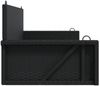 vidaXL Hängebank Schwarz 119x56x48 cm Poly Rattan 365625 Bild 5